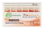 Ćwieki gutaperkowe 6% 60 szt. Cerkamed