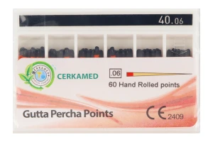 Ćwieki gutaperkowe 6% 60 szt. Cerkamed