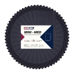  Serwety cięte składane MINI-MED 400 szt. Boxer - Czarne