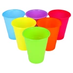 Kubki plastikowe 180/200 ml kolorowe 100 szt. x 30