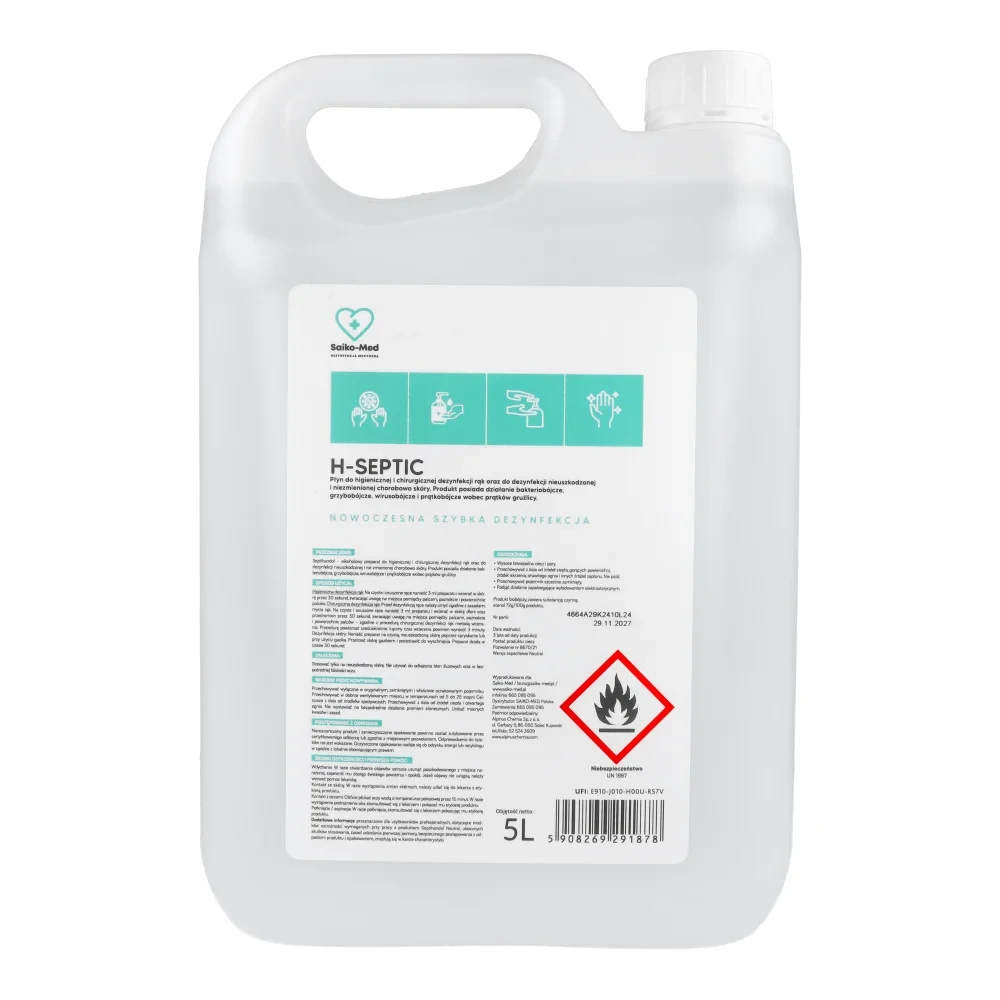 Płyn do dezynfekcji H-Septic 5l Saiko-Med - 47531_1%kwadrat.webp