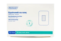 Opatrunek na ranę sterylny 7,5x5 50 szt. Steriwund - 48446_1%poziom.webp