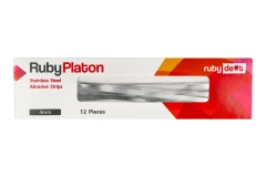 RubyPlaton paski ścierne 4 mm x 12 szt. RubyDent - 48173_1%poziom.webp