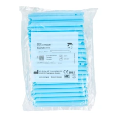Scantube Vent - końcówki do ssaka 100 szt niebieskie opakowanie.webp
