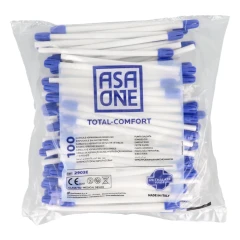 Końcówki do ślinociągu z miękką końcówką 100szt biale.webp