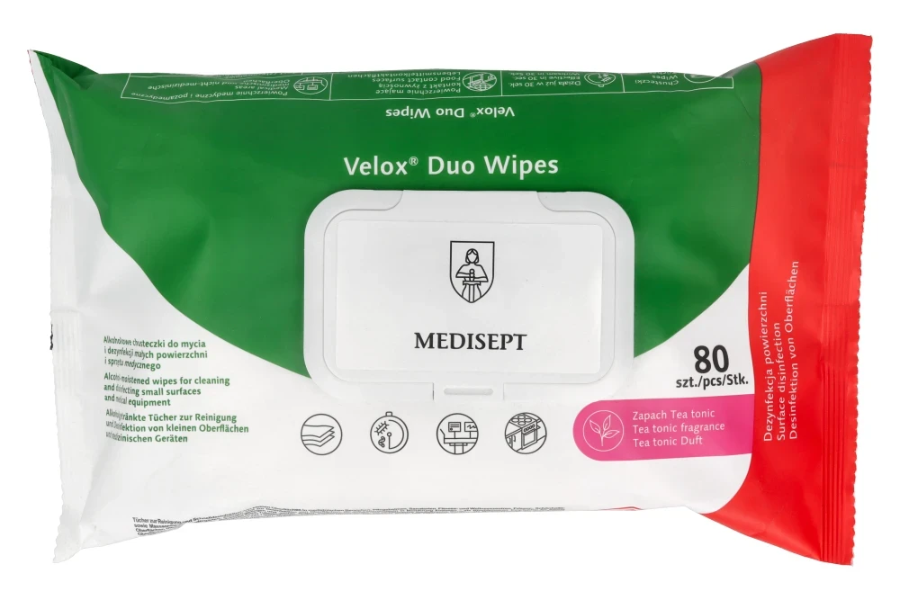 Chusteczki Velox Duo Wipes 80 szt - 50455_1_poziom.webp