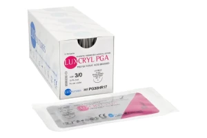 Nici wchłanialne LUXCRYL PGA 12 szt. LUXsutures