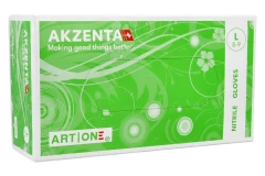 Rękawiczki nitrylowe kolorowe Akzenta 100 szt. limonkowe - mamba green_L.webp