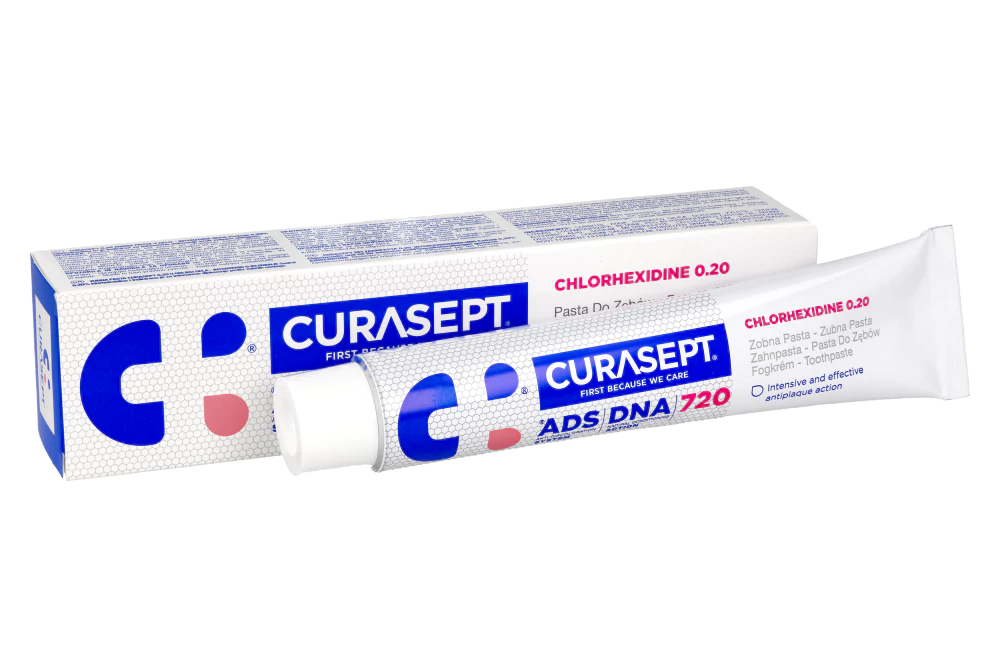 Pasta do zębów ADS DNA 720 0,20% CHX 75 ml Curasept.webp
