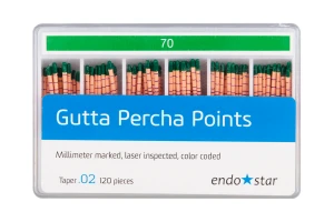 PROMOCJA Ćwieki gutaperkowe kalibrowane 2%  70 Endostar  do 31.08.2026