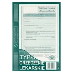 Orzeczenie lekarskie Typ-1 A5 Michalczyk i Prokop