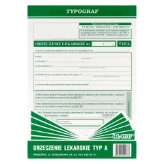 Orzeczenie lekarskie typ A A5 Typograf - 51486_1_kwadrat.webp