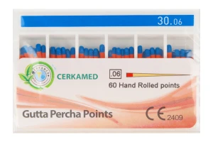 PROMOCJA Ćwieki gutaperkowe 6% 60 szt. Cerkamed - 30 bez kalibracji do 30.09.2026