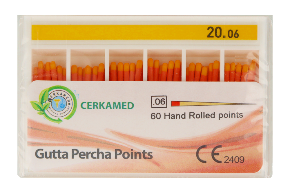Ćwieki gutaperkowe 6% 60 szt. Cerkamed_20_NK.webp