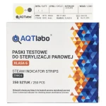 Paski testowe do sterylizacji parowej kl. 6 250 szt. AQTlabo