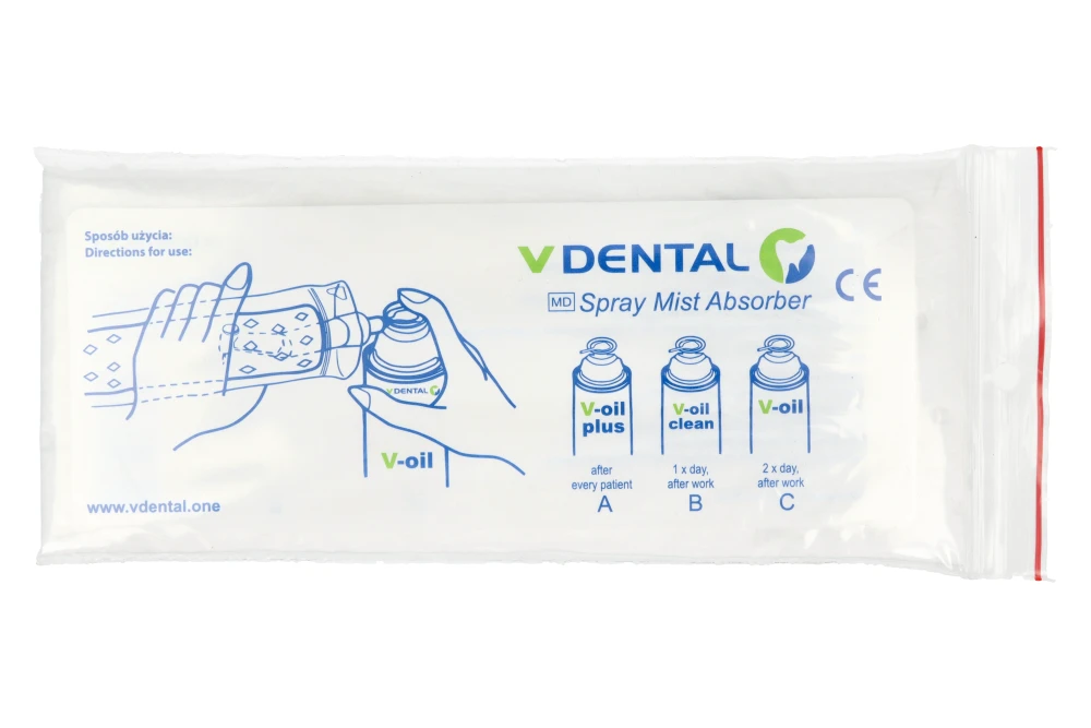 Absorbent mgły rozpylanej 1 szt. V-DENTAL - 28854_1_poziom.webp