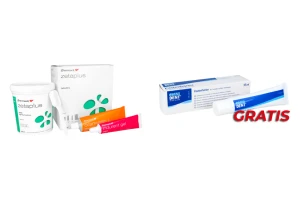 Zeta Plus L Intro Kit (900 + 140 + 60 ml) Zhermack + Utwardzacz do masy silikonowej Praxis 35 ml Omnident GRATIS