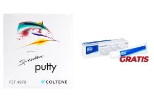 Speedex Putty 910 ml Coltene + Utwardzacz do masy silikonowej Praxis 35 ml Omnident GRATIS