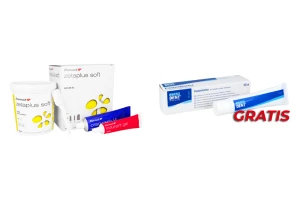 Zeta Plus VL Intro Kit (900 + 140 + 60 ml) Zhermack + Utwardzacz do masy silikonowej Praxis 35 ml Omnident GRATIS