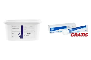 Gips Stodent biały ORTHO III klasy 6 kg Everall7 + Utwardzacz do masy silikonowej Labor 35 ml Omnident GRATIS