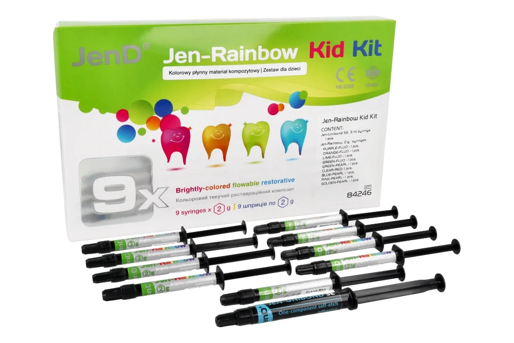 Jen-Rainbow Kid Kit 2 g x 9 szt. JenDental - 47548_4_poziom.webp