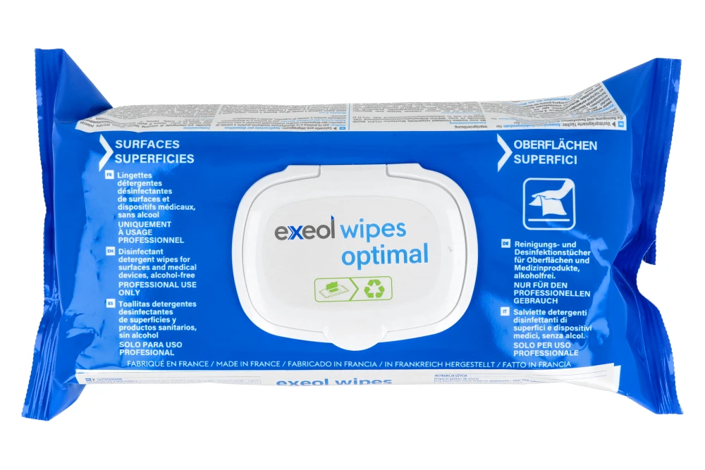 Chust. exeol wipes optimal bezalko.100 szt.MediLab - 51991_1_poziom.webp