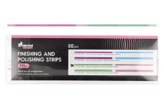 Paski scierne 50 szt ZTdental - 2 mm zielono-rozowe.webp