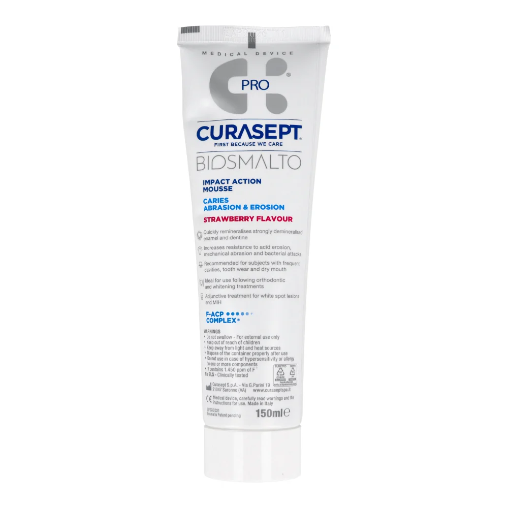 Mus Biosmalto PRO 150 ml Curasept - truskawka.webp