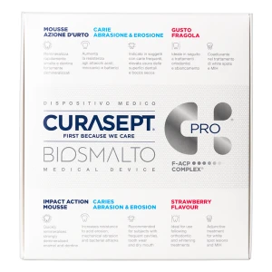 PROMOCJA Pianka Biosmalto impact mousse 150 ml + łyżki - truskawka do 30.11.2026