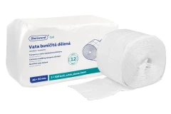 Tampony z waty celulozowej 12 warstw - 2 rolki 500 szt Steriwund - 51287.webp