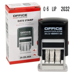 Datownik samotuszujący 4 mm ISO Office Products - PL.webp