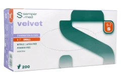 Rękawiczki nitryl. Velvet 200 szt. Sempermed_S.webp