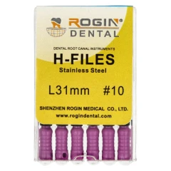 H-Files 6 szt Rogin Dental_31mm_#10.webp
