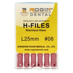 H-Files 6 szt Rogin Dental_25mm_#06.webp
