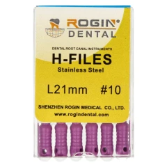 H-Files 6 szt Rogin Dental_21mm_#10.webp