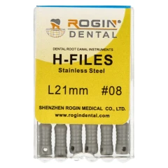 H-Files 6 szt Rogin Dental_21mm_#08.webp
