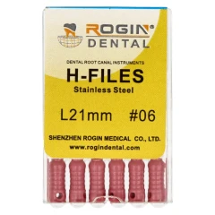 H-Files 6 szt Rogin Dental_21mm_#06.webp