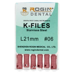 K-Files 6 szt Rogin Dental_21mm_#06.webp