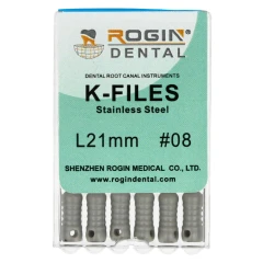 K-Files 6 szt Rogin Dental_21mm_#08.webp