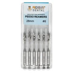 Peeso Reamers 6 szt Rogin Dental_28mm_#6.webp