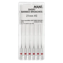 21 #3 Miazgociągi 6 szt. Mani short barbed broaches_5_kwadrat.webp