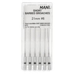21 #6 Miazgociągi 6 szt. Mani short barbed broaches_2_kwadrat.webp