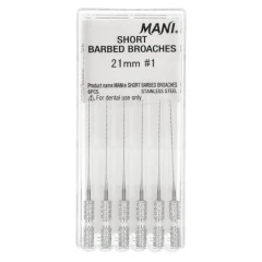 21 #1 Miazgociągi 6 szt. Mani short barbed broaches_8_kwadrat.webp