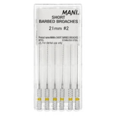 21 #2 Miazgociągi 6 szt. Mani short barbed broaches_6_kwadrat.webp