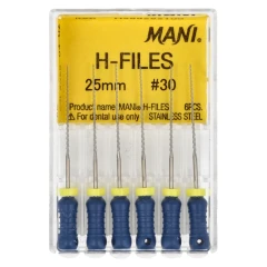 25mm #30 Pilniki H-Files Mani.webp