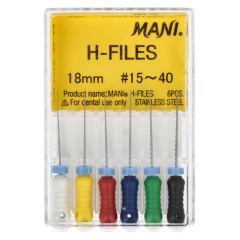 18mm #15-40 Pilniki H-Files Mani.webp