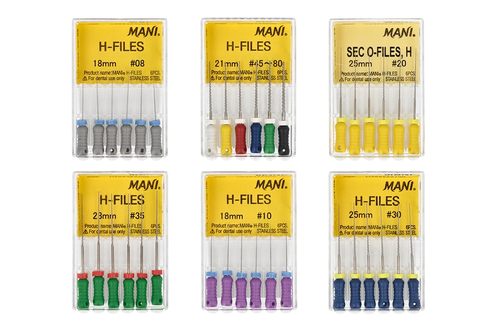 Pilniki H-Files 6 szt Mani - SUB2637.webp
