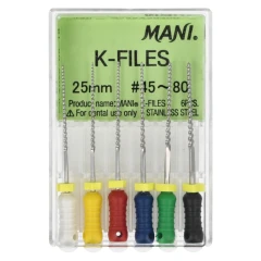 25mm #45-80 Pilniki K-Files Mani.webp