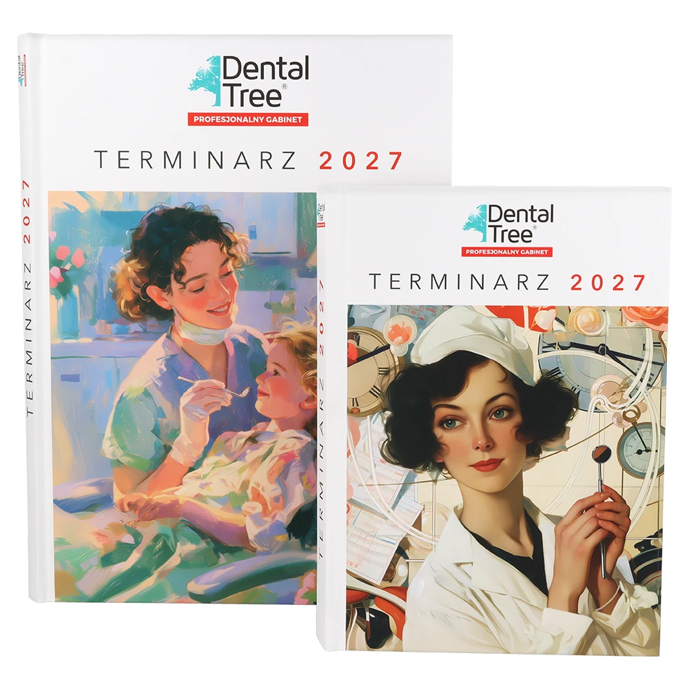 Terminarz dla stomatologa A5 2027 wzór 2 + A4 2026 wzór 2.webp