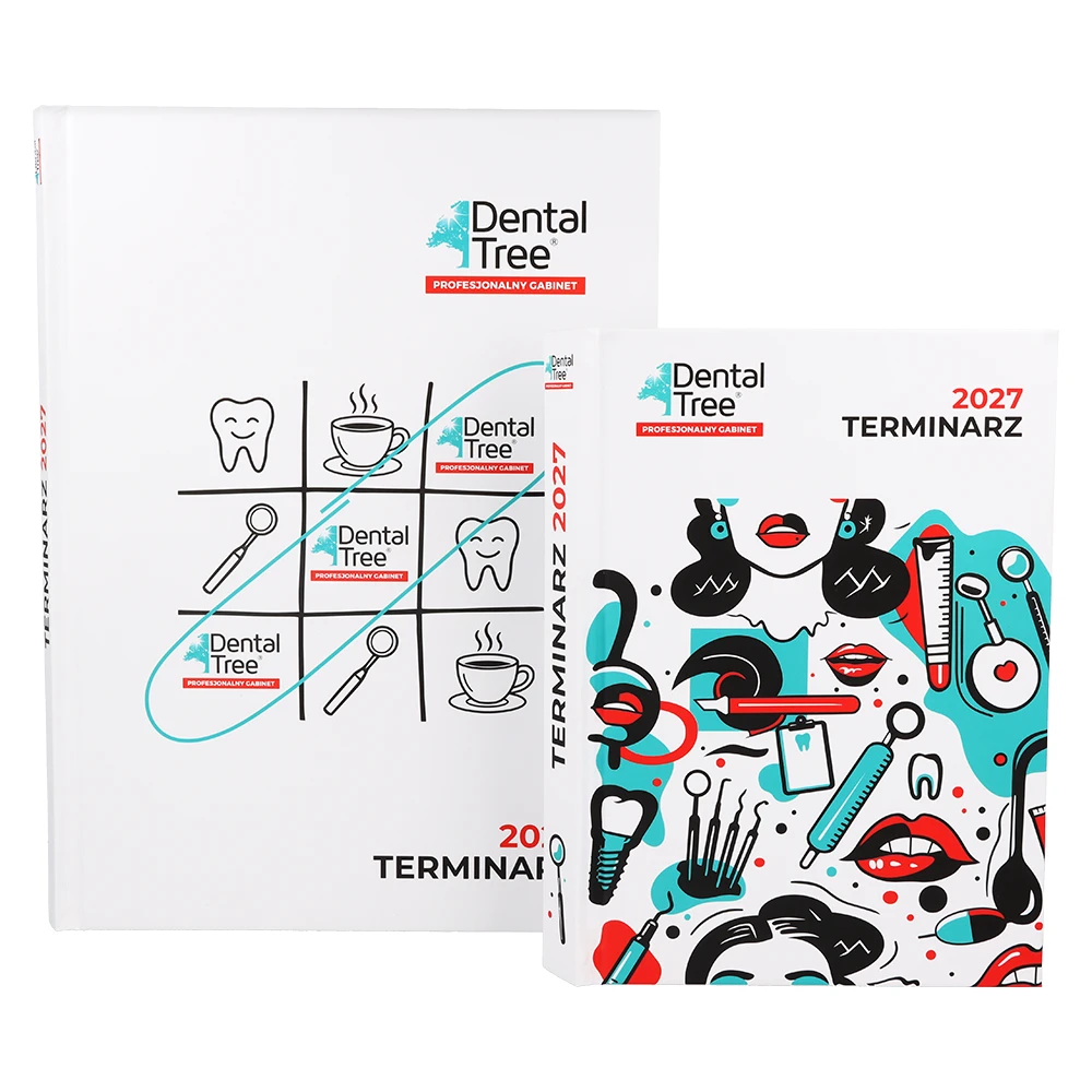 Terminarz dla stomatologa A5 2027 wzór 1 + A4 2027 wzór 1.webp